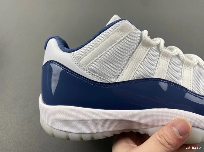 9141 Retro Blue 689  Low 11 (2024) Diffused Jordan FV5104- Minimalist 0807
